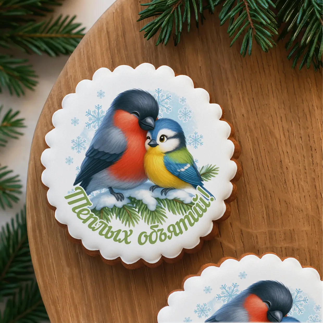 Круглые открытки 01